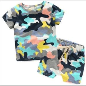 Boys camp short sets